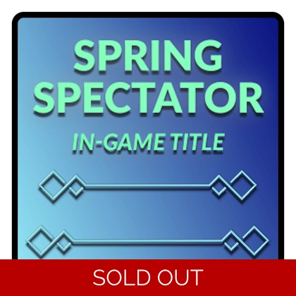 Spring Spectator Spring Spectator